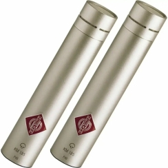 Neumann KM 185 Stereo Set Çift Condenser Mikrofon Nikel - Neumann