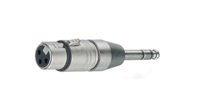 Neutrik NA3FP XLR Dişi - Stereo 1/4'' Jak Çevirici Konnektör - 2