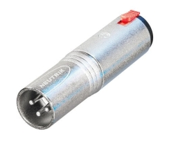 Neutrik NA3MJ XLR Erkek - Stereo 1/4'' Locking Jak - 1