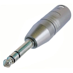 Neutrik NA3MP XLR Dişi - Stereo 1/4'' Jak Çevirici Konnektör - 1