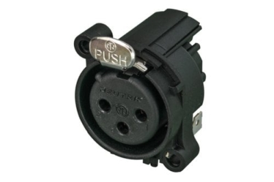 Neutrik NC3FAAH2 Dişi XLR Şase Tipi Konnektör - 1