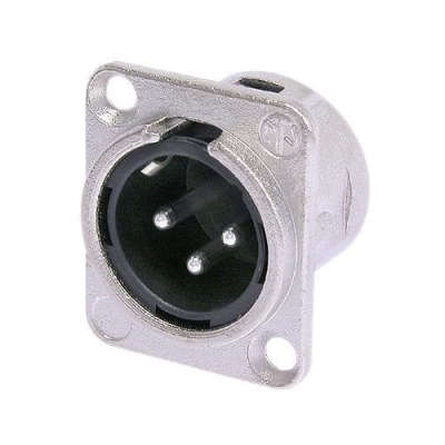 Neutrik NC3MD-L-1 Şase Tipi 3 Pinli Erkek XLR Fiş - 1