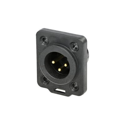 Neutrik NC3MDX-TOP Şase Tipi 3 Pinli Erkek XLR Konnektör - 1