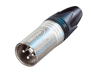Neutrik NC3MXX 3 Kutuplu Erkek XLR Konnektör (Nikel/Gümüş) - 1