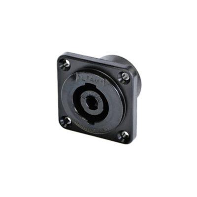 Neutrik NLT4MPXX-BAG 4 Kutuplu D-Tipi Ağır Hizmet Tipi Erkek Şase Speakon Konnektör - 1