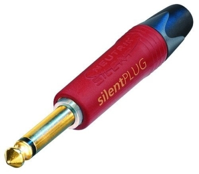 Neutrik NP2X-AU-SILENT Profesyonel 1/4 Altın kaplama Gürültü Kesici Mono Jak - 1