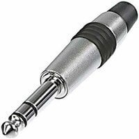 Neutrik NYS228C-0 6,3mm Stereo Jack Siyah - 1