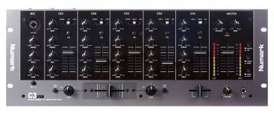 Numark C3 USB Mixer - 5 Kanal DJ Mikser - 1