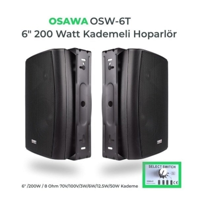 Osawa OSW-6TS 100V Trafolu Duvar Hoparlörü - 1