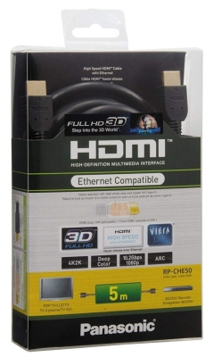 Panasonic RP-CHE50E-K 5 Metre HDMI Kablosu - 1