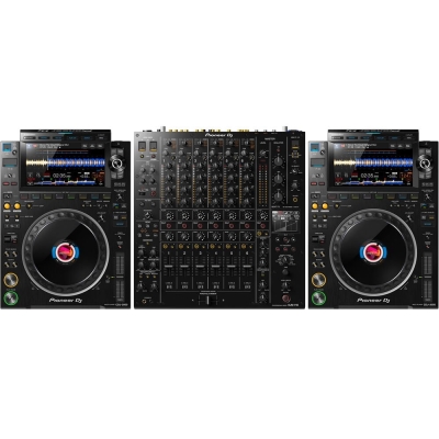 Pioneer DJ CDJ-3000 & DJM-V10 Profesyonel DJ Kurulum Seti - 1