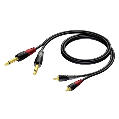 Procab CLA631/3 3 Metre RCA - TS Kablo - 1