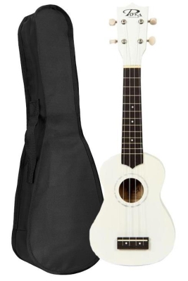 Puka Pk-10 Soprano Ukulele Beyaz (KILIF HEDİYE) - 1