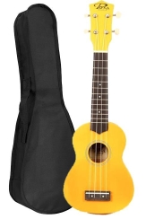Puka Pk-10 Soprano Ukulele Sarı (KILIF HEDİYE) - Puka