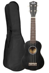Puka Pk-10 Soprano Ukulele Siyah (KILIF HEDİYE) - Puka