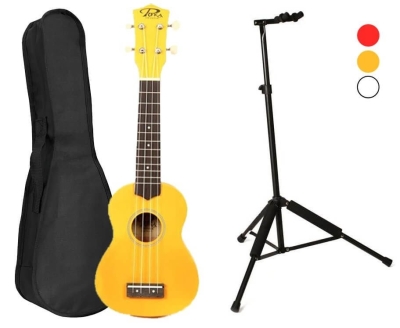 Puka PK-10 Ukulele + Taşıma Çantası + Stand - 3