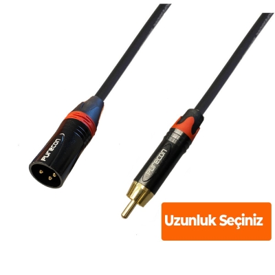 Purecon XLR - RCA Ses Sistemi Hoparlör Kablosu - 1