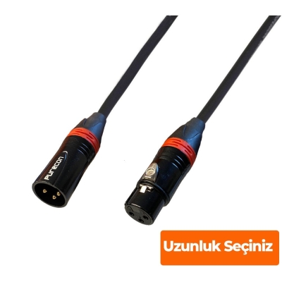 Purecon XLR - XLR Balanslı Bakır Mikrofon Kablosu - 1