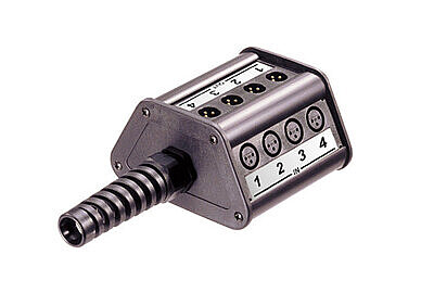 Rean NSB1A-8/4 Alüminyum Stage Box (8 IN / 4 OUT) - 1