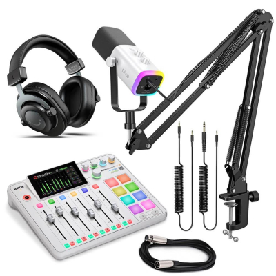 Rode RODECaster Pro II Dijital Mikser Tiktok Podcast Radyo Canlı Yayın Seti - 1