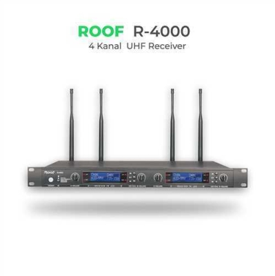 Roof R-4000 4 KANAL MİKROFON ALICISI RECEIVER - 1