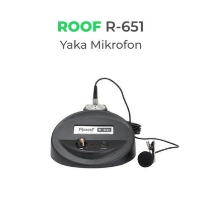 Roof R-651 KABLOLU YAKA MİKROFONU - 1