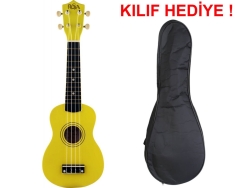 Rosa RU002-YW Soprano Ukulele Sarı (Kılıf Hediye) - Rosa