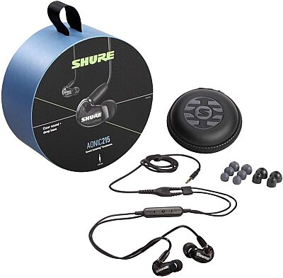 Shure AONIC 215 Ses İzolasyonlu Kulak İçi Kulaklık - 1