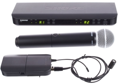 Shure BLX1288E/W85 Yaka + El Mikrofonu - 1