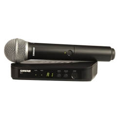 Shure BLX24E/PG58 Tek El Telsiz Kablosuz Mikrofon - Shure