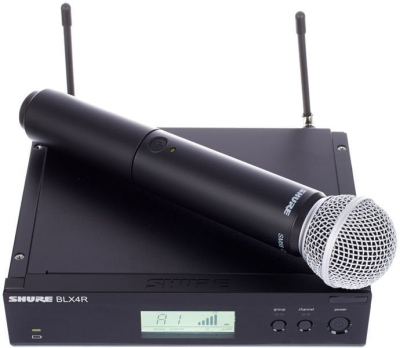 Shure BLX24RE/SM58 Dijital Tek El Telsiz Kablosuz Mikrofon - 1