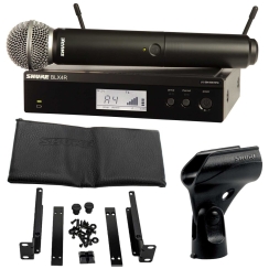 Shure BLX24RE/SM58 Dijital Tek El Telsiz Kablosuz Mikrofon - 2