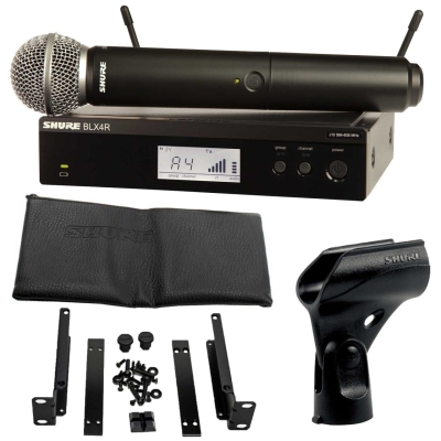 Shure BLX24RE/SM58 Dijital Tek El Telsiz Kablosuz Mikrofon - 2