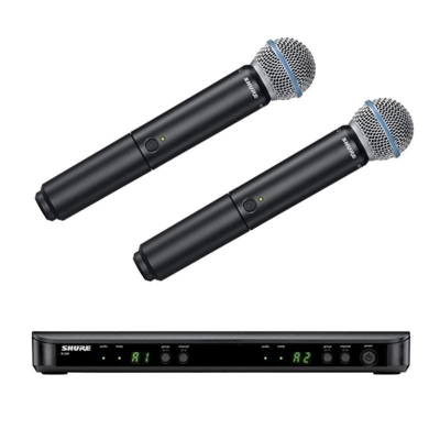 Shure BLX288E/B58 Kablosuz Vokal Mikrofonu - 1