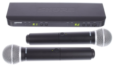 Shure BLX288E/PG58 Dijital Çift EL Telsiz Kablosuz Mikrofon - 2