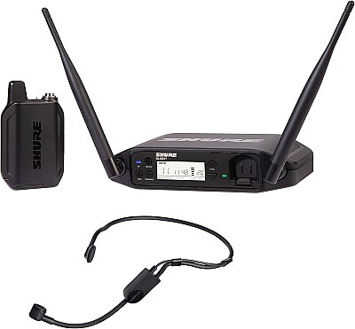 Shure GLXD14+/PGA31 Çift Bantlı Dijital Kablosuz Headset Mikrofon Sistemi - 1