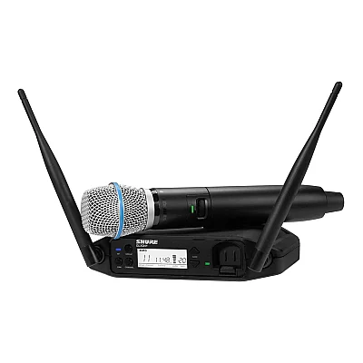 Shure GLXD24+/B87A Çift Bantlı Dijital Kablosuz El Mikrofonu Sistemi - 1