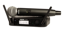 Shure GLXD24E/SM58 Dijital Tek EL Telsiz Kablosuz Mikrofon - Shure