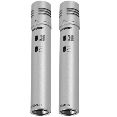 Shure KSM137/SL STEREO İkili Enstrüman Mikrofonu - 1