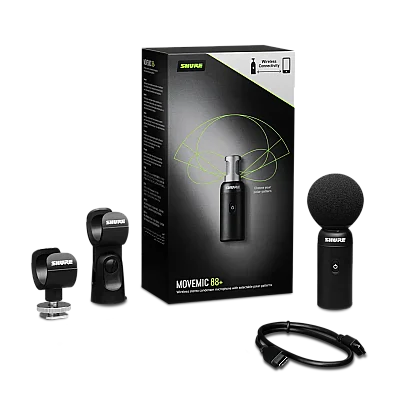 Shure MoveMic 88+ KIT Kablosuz Video Mikrofonu (Alıcı Dahil) - 1