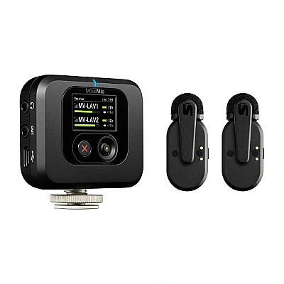 Shure MoveMic Two Çift Kanallı Kablosuz Yaka Mikrofonu - 1
