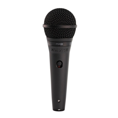 SHURE PGA58-XLR Dinamik Sahne El Vokal Mikrofonu - 1