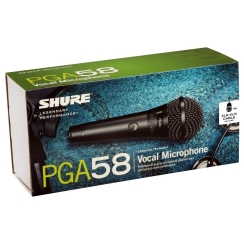 SHURE PGA58-XLR Dinamik Sahne El Vokal Mikrofonu - 6