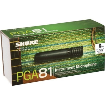 Shure PGA81 XLR Enstrüman Mikrofonu - 3
