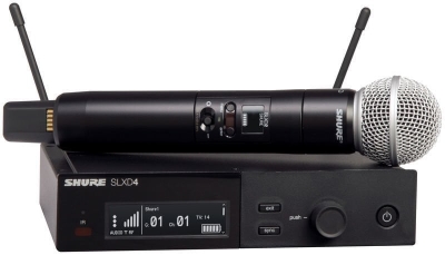 Shure SLXD24E/SM58 Kablosuz El Tipi Mikrofon - 1