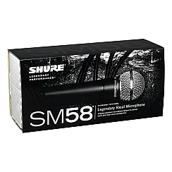Shure SM58-LCE Dinamik Vokal El Sahne Mikrofonu - 10