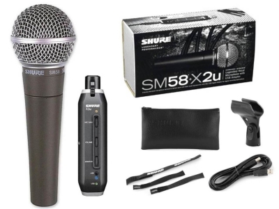Shure SM58-X2U Adaptörlü Mikrofon - 1