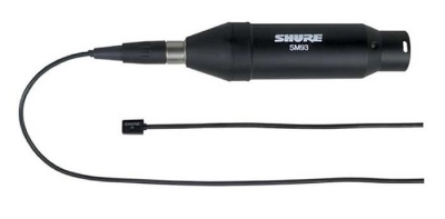 Shure SM93 Minyatür Yaka Mikrofonu - 1