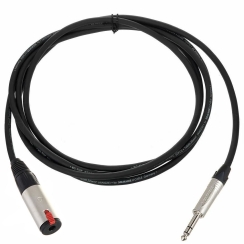 Sommer Neutrik 6.35mm Dişi Jack - 6.35mm Erkek Jak Kulaklık Uzatma Kablosu - 3