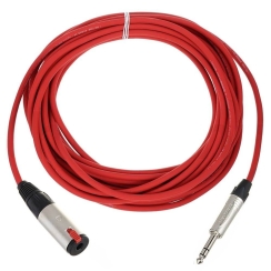 Sommer Neutrik 6.35mm Dişi Jack - 6.35mm Erkek Jak Kulaklık Uzatma Kablosu - 4